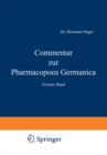 Image for Commentar zur Pharmacopoea Germanica: Zweiter Band