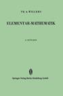 Image for Elementar-Mathematik : Ein Vorkurs zur Hoeheren Mathematik