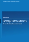 Image for Exchange Rates and Prices: The Case of Australian Manufactured Imports