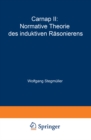 Image for Carnap II: Normative Theorie des induktiven Rasonierens : 4 / C