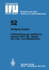 Image for Untersuchung Von Verfahrensgrenzen Beim 180(deg)-biegen Von Fein- Und Mittelblechen