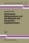 Image for Technische Aktienanalyse und die Effizienz des deutschen Kapitalmarktes
