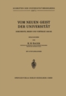 Image for Vom Neuen Geist Der Universitat: Dokumente, Reden Und Vortrage 1945/46