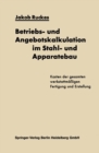 Image for Betriebs- und Angebotskalkulation im Stahl- und Apparatebau