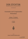 Image for Genetisches und Cytogenetisches Worterbuch