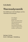 Image for Thermodynamik: Eine Einfuhrung in die Grundlagen und ihre technischen Anwendungen
