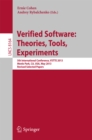 Image for Verified Software: Theorie, Tools, Experiments: 5th International Conference, VSTTE 2013, Menlo Park, CA, USA, May 17-19, 2013, Revised Selected Papers : 8164