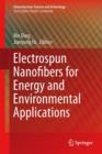 Image for Electrospun nanofibers for energy and environmental applications