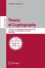 Image for Theory of Cryptography