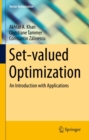 Image for Set-valued optimization: an introduction with applications