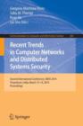 Image for Recent Trends in Computer Networks and Distributed Systems Security