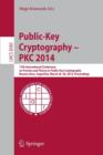 Image for Public-Key Cryptography -- PKC 2014