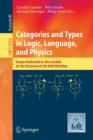 Image for Categories and Types in Logic, Language, and Physics