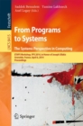Image for From Programs to Systems - The Systems Perspective in Computing