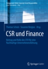 Image for CSR und Finance: Beitrag und Rolle des CFO fur eine Nachhaltige Unternehmensfuhrung