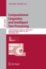 Image for Computational linguistics and intelligent text processing  : 15th International Conference, CICLing 2014, Kathmandu, Nepal, April 6-12, 2014, proceedingsPart I