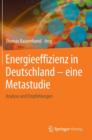 Image for Energieeffizienz in Deutschland - Eine Metastudie