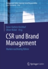Image for Csr Und Brand Management: Marken Nachhaltig Fuhren