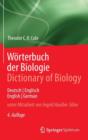 Image for Woerterbuch der Biologie Dictionary of Biology : Deutsch/Englisch English/German