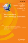 Image for Service Science and Knowledge Innovation: 15th IFIP WG 8.1 International Conference on Informatics and Semiotics in Organisations, ICISO 2014, Shanghai, China, May 23-24, 2014, Proceedings