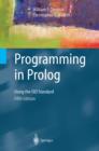 Image for Programming in Prolog: Using the ISO Standard