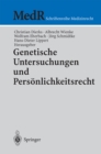 Image for Genetische Untersuchungen Und Personlichkeitsrecht