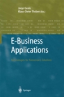 Image for E-Business Applications: Technologies for Tommorow&#39;s Solutions