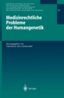 Image for Medizinrechtliche Probleme Der Humangenetik : 10