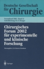 Image for Chirurgisches Forum 2002: fur experimentelle und klinische Forschung
