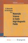 Image for Materials Science in Static High Magnetic Fields