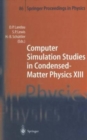 Image for Computer Simulation Studies in Condensed-Matter Physics XIII : Proceedings of the Thirteenth Workshop, Athens, GA, USA, February 21-25, 2000