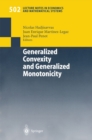 Image for Generalized Convexity and Generalized Monotonicity: Proceedings of the 6th International Symposium on Generalized Convexity/Monotonicity, Samos, September 1999