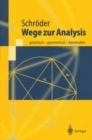 Image for Wege Zur Analysis: Genetisch - Geometrisch - Konstruktiv