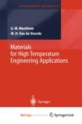 Image for Materials for High Temperature Engineering Applications