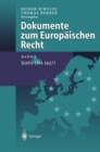Image for Dokumente zum Europaischen Recht: Band 2: Justiz (bis 1957)