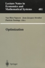 Image for Optimization: Proceedings of the 9th Belgian-French-German Conference on Optimization Namur, September 7-11, 1998 : 481