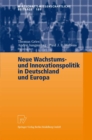 Image for Neue Wachstums- und Innovationspolitik in Deutschland und Europa : 189