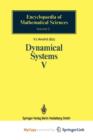 Image for Dynamical Systems V