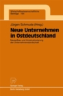 Image for Neue Unternehmen in Ostdeutschland: Neuaufbau Und Umstrukturierung Der Unternehmenslandschaft