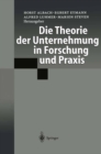 Image for Die Theorie Der Unternehmung in Forschung Und Praxis