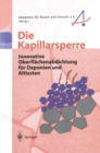 Image for Die Kapillarsperre: Innovative Oberflachenabdichtung Fur Deponien Und Altlasten