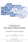Image for Evaluation of Soil Organic Matter Models: Using Existing Long-Term Datasets