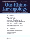 Image for Verhandlungsbericht 1996 der Deutschen Gesellschaft fur Hals-Nasen-Ohren-Heilkunde, Kopf- und Hals-Chirurgie: Teil I: Referate Aktuelle Rhinologie. - Forschung und Klinik