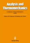 Image for Analysis and Thermomechanics: A Collection of Papers Dedicated to W. Noll on His Sixtieth Birthday