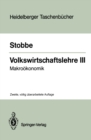 Image for Volkswirtschaftslehre III: Makrookonomik