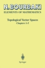 Image for Topological Vector Spaces: Chapters 1-5