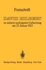 Image for Festschrift : zu seinem sechzigsten Geburtstag am 23.Januar 1922