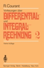 Image for Vorlesungen uber Differential- und Integralrechnung: Zweiter Band: Funktionen mehrerer Veranderlicher