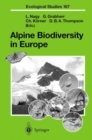 Image for Alpine Biodiversity in Europe