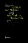 Image for Beitrage zur Mikro- und zur Makrooekonomik : Festschrift fur Hans Jurgen Ramser